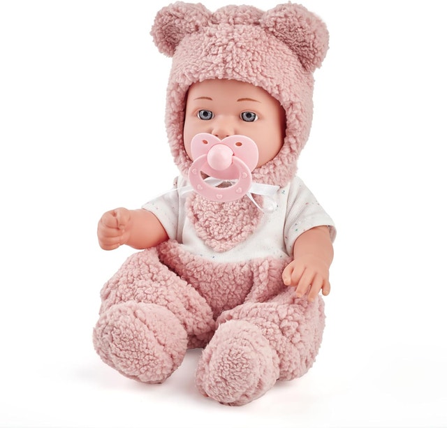 NEW Enjoyin 12" Baby Reborn Dolls, Accessories - Pink Outfit - photo 2