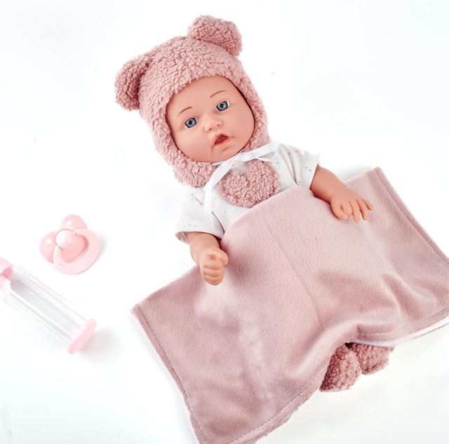 NEW Enjoyin 12" Baby Reborn Dolls, Accessories - Pink Outfit - photo 3