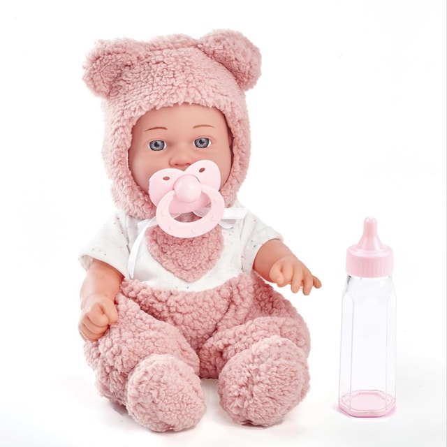 NEW Enjoyin 12" Baby Reborn Dolls, Accessories - Pink Outfit - photo 5