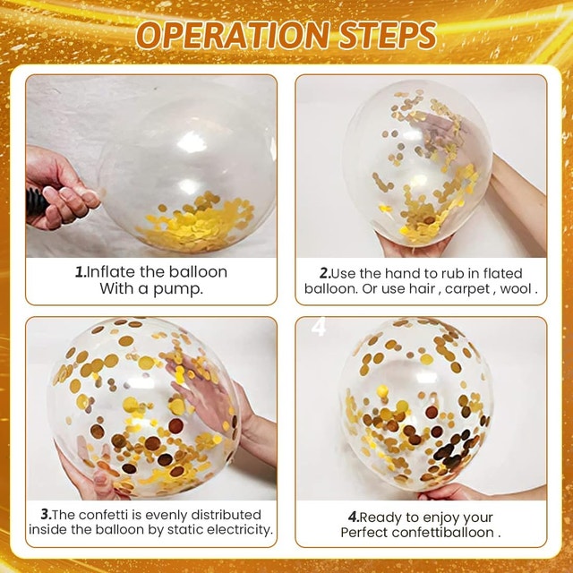 NEW Happy New Year Kit Decorations 2025, Printed Balloons - photo 4