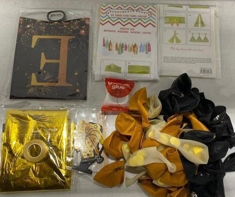 NEW Happy New Year Kit Decorations 2025, Printed Balloons - photo 5