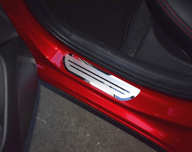 NEW Mazda 6 2015-19 Car Accessories Steel Cover Door Sill Scuff - photo 3