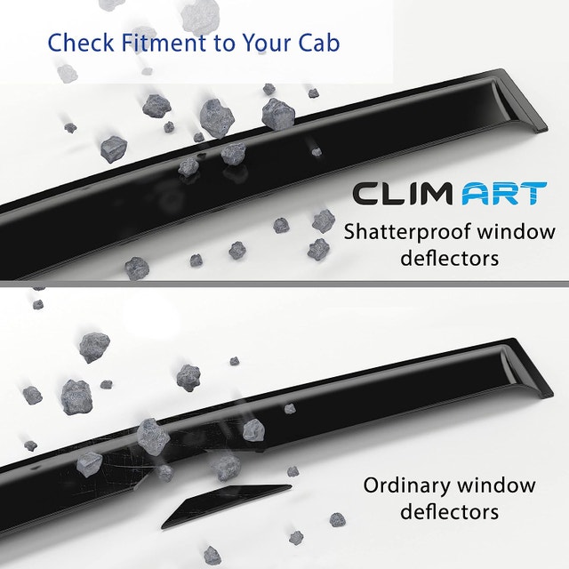 NEW CLIM ART Rain Guards for Jeep Cherokee 2014-2023 - photo 4
