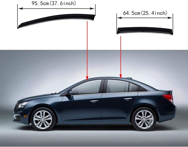 Lightronic Window Visors for 2011-15 Chevy Cruze