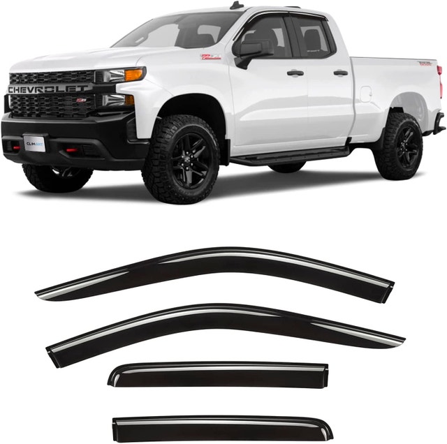 CLIM ART Rain Guards Chevrolet Silverado/GMC Sierra 1500 2019-22