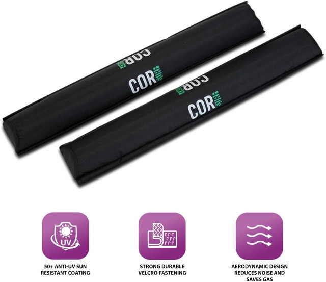 NEW 19" COR Surf Aero Roof Rack Pad for Canoe/Kayak