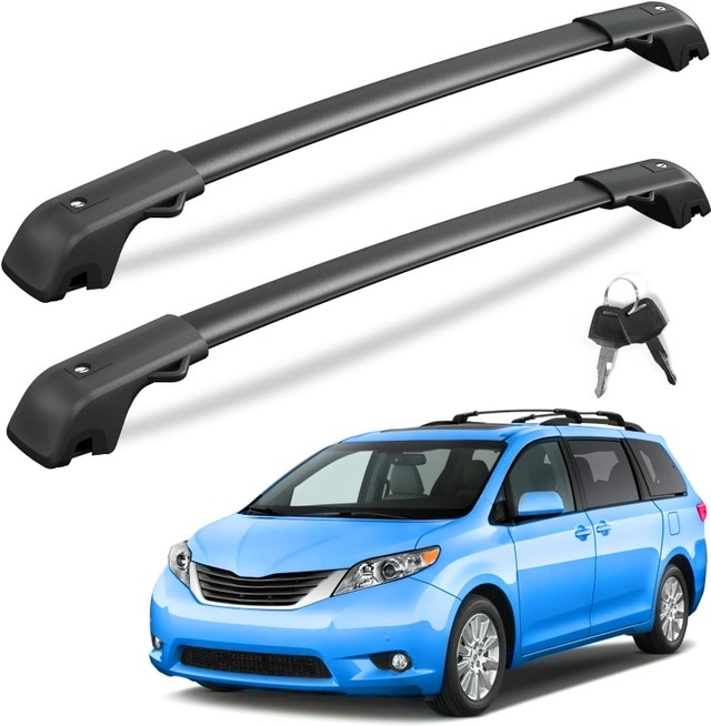 NEW 220Lbs Roof Rack Cross Bars Toyota Sienna 2011-20