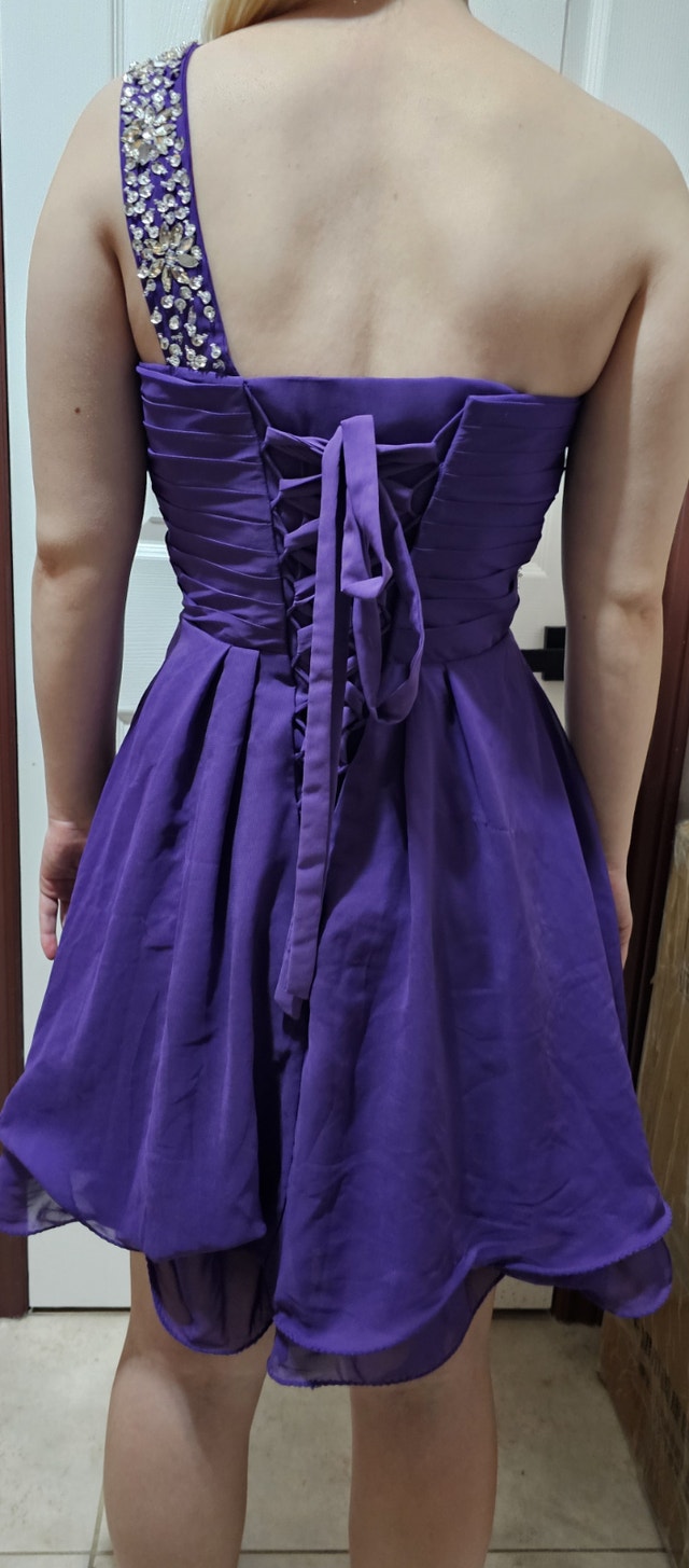 Vivian's Bridal Size 2 Women's Elegant Formal Royal Purple Gown - photo 2