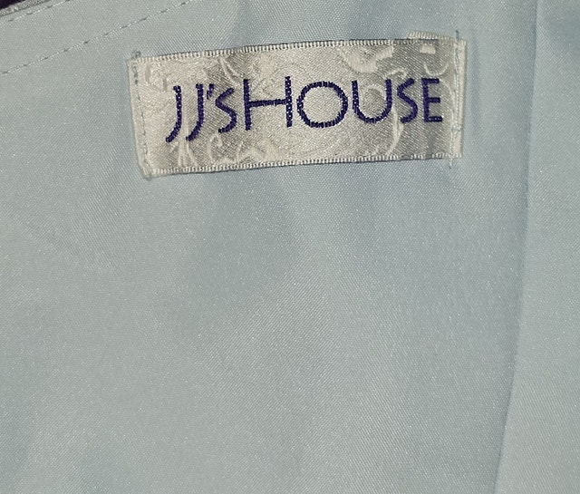 JJ's House Size 4 Women's Formal One Shoulder Light Blue Ruffle - photo 4