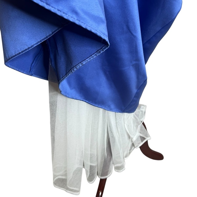 Jump Apparel Women's Size 7/8 Light Blue Satin Tulle Gown - photo 5
