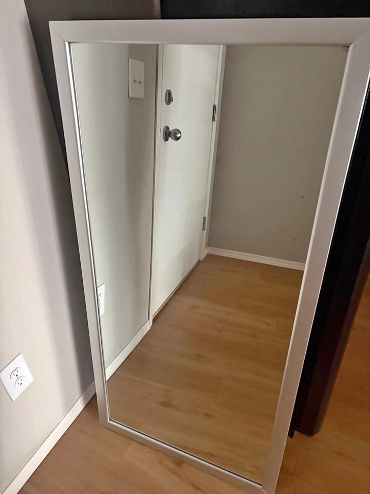 Moving Sale! Large Silver Floor Mirror (48" x 25")