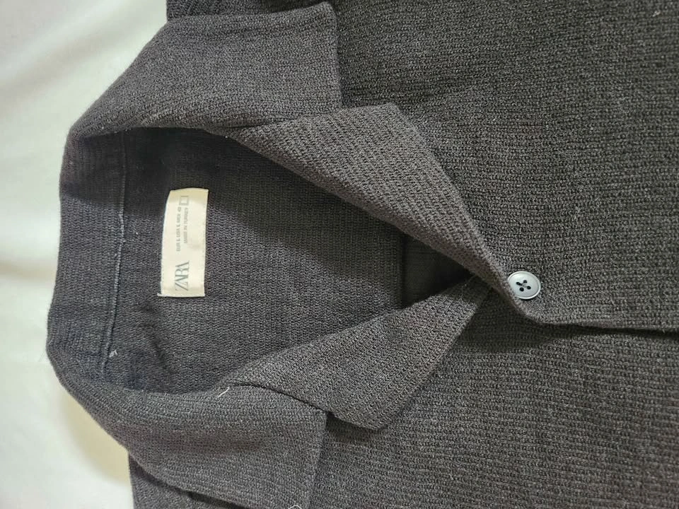 Men's Zara Linen Shirt Black - photo 2