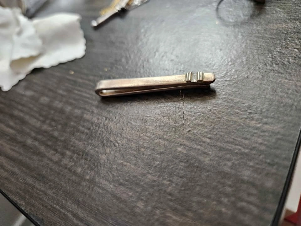 Heavy Mexico Sterling Hair Pin