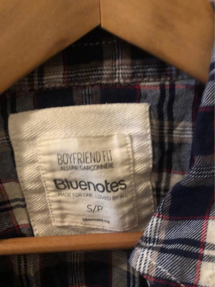 ⚽️ Blue Notes Ladies Plaid Shirt - photo 2