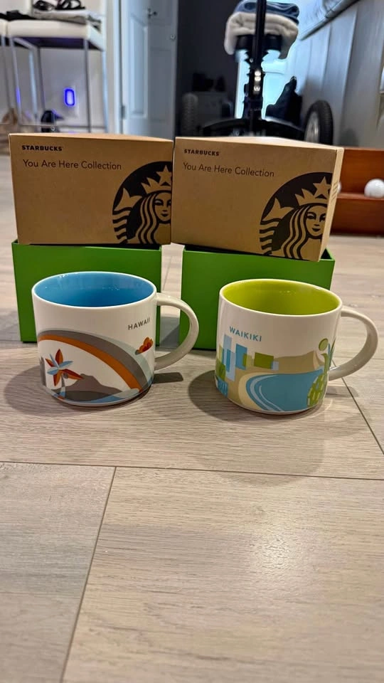 Starbucks “You Are Here Collection” – Hawaii + Waikiki Mugs