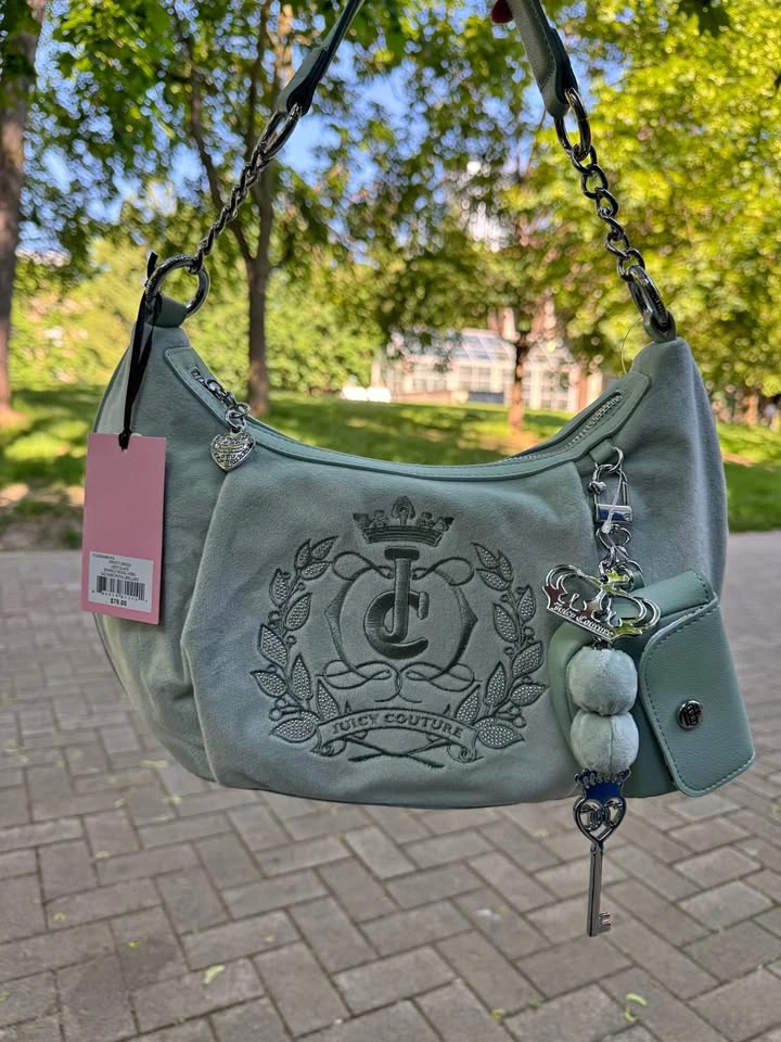 Juicy Couture Sparkle Royal Hobo Bag