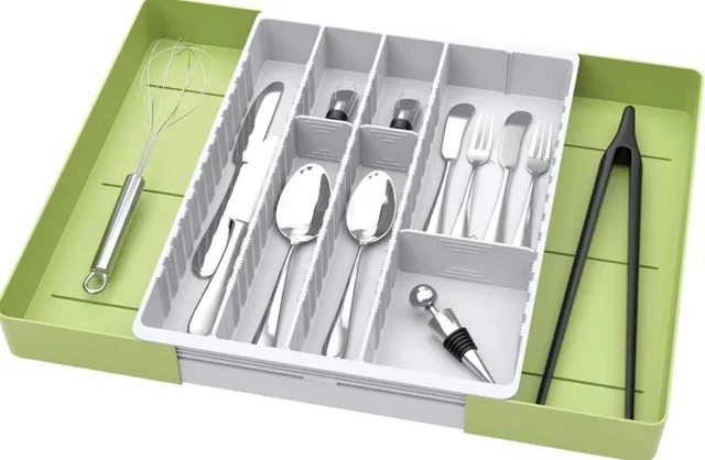Store Silverware Drawer Organizer