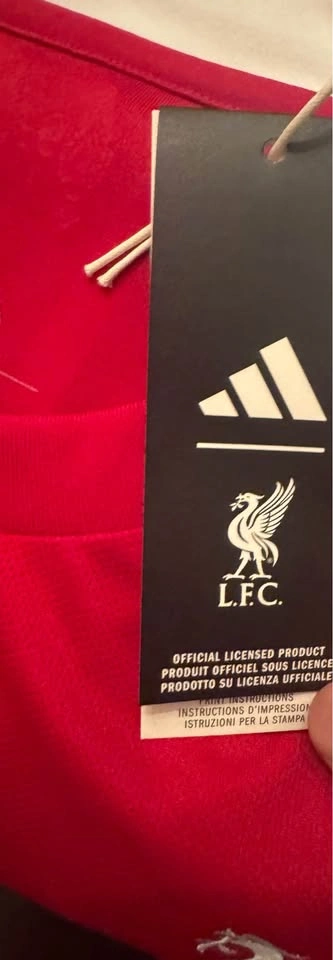 Adidas Liverpool F.C. Long Sleeve Home Jersey - Size Large - photo 4