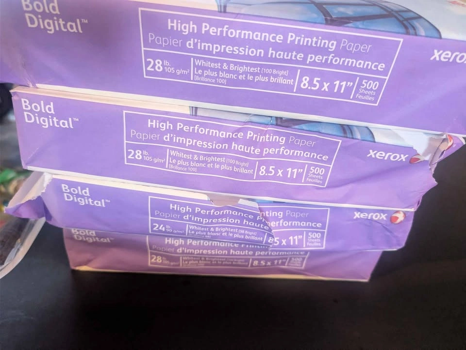 Xerox Bold Digital and Staples Copy Paper Reams - photo 2