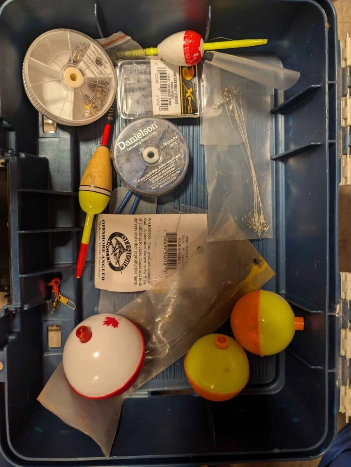 Large Fishing Lures Tackle Boxes and Gear Lot - photo 3