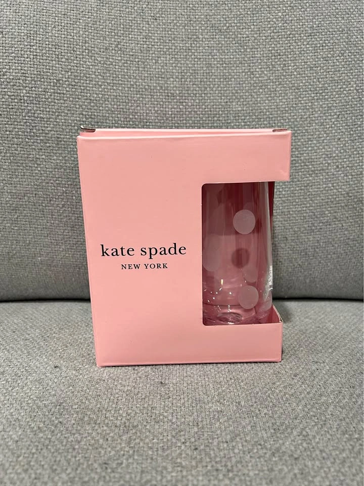 Kate Spade New York Pearl Place Etched Stemless Flutes