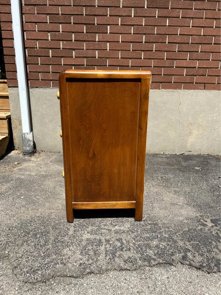 Art Deco Solid Wood 3-Drawer Dresser - photo 5