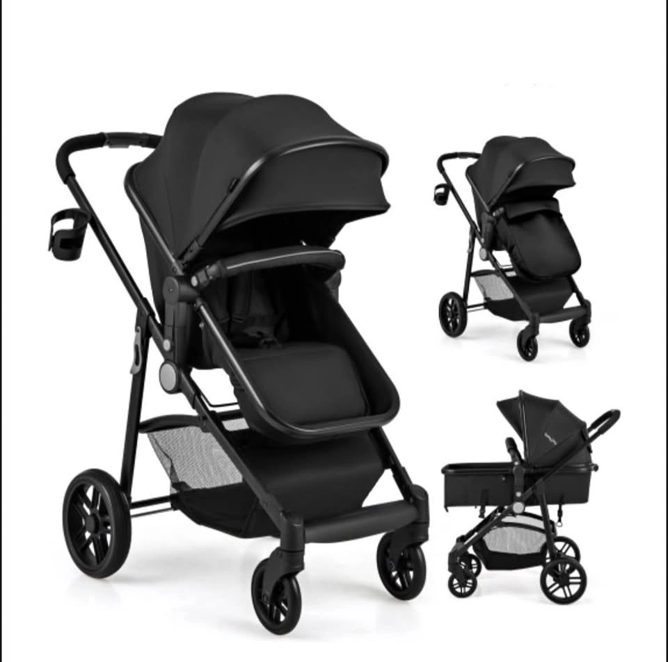 Babyjoy 2-in-1 Baby Stroller & Bassinet Travel System – Open Box