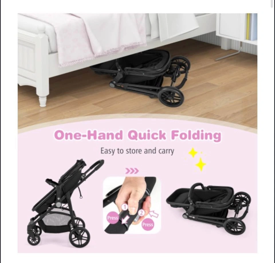 Babyjoy 2-in-1 Baby Stroller & Bassinet Travel System – Open Box - photo 4