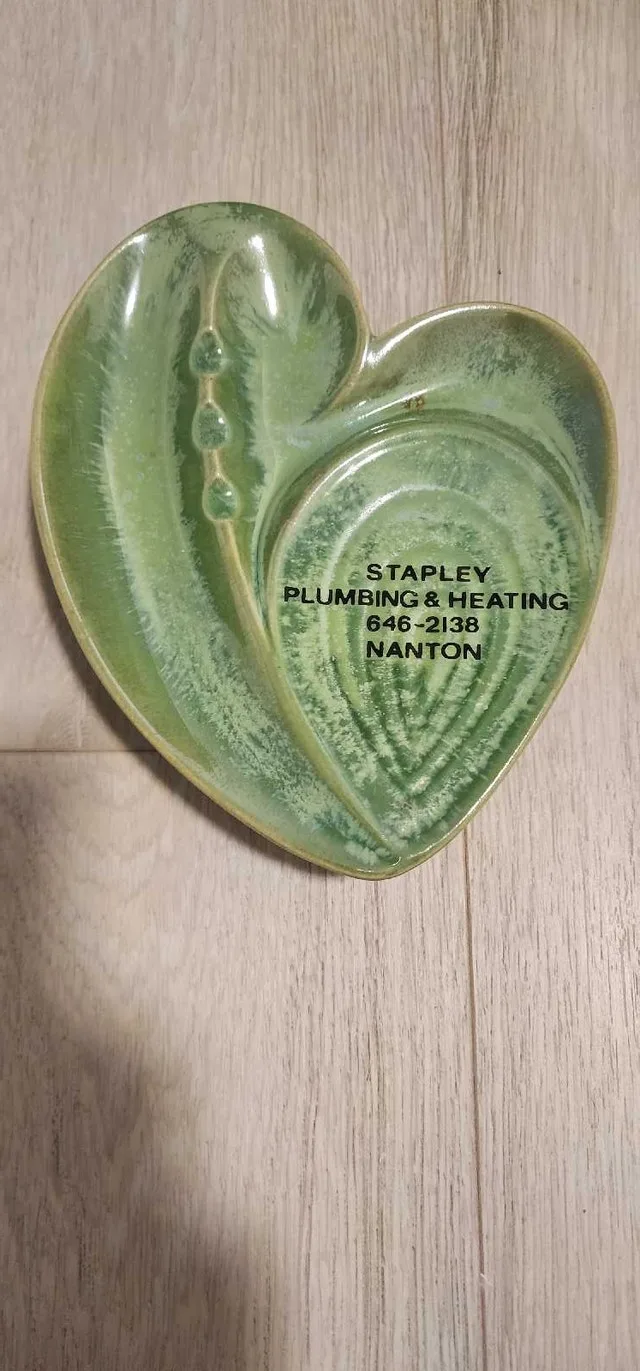 Stapley Plumbing & Heating Ceramic Ashtray