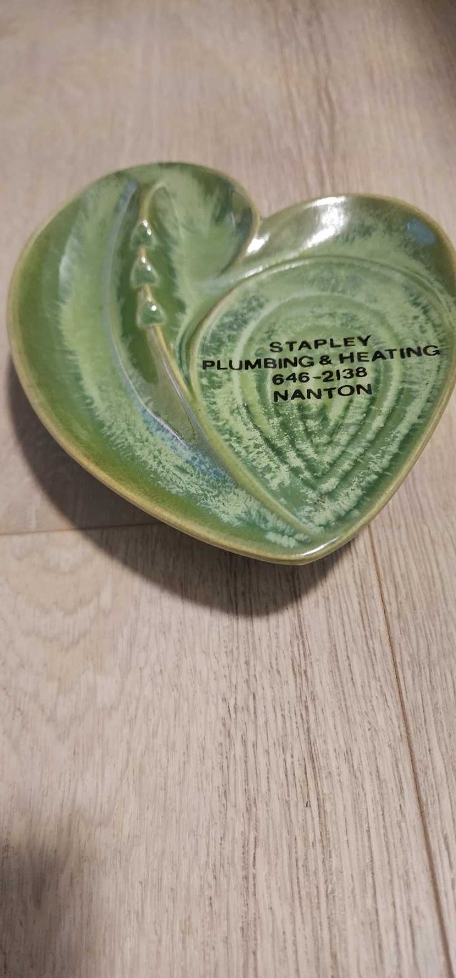 Stapley Plumbing & Heating Ceramic Ashtray - photo 2