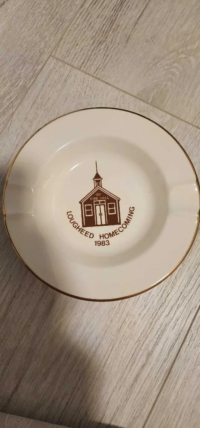 Lougheed Homecoming 1983 Commemorative Ashtray