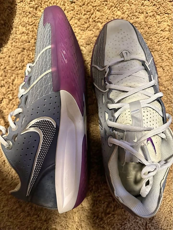 NIKE ASHEN SLATE/MTLC SILVER-FOOTBALL GREY-BARELY GRAPE