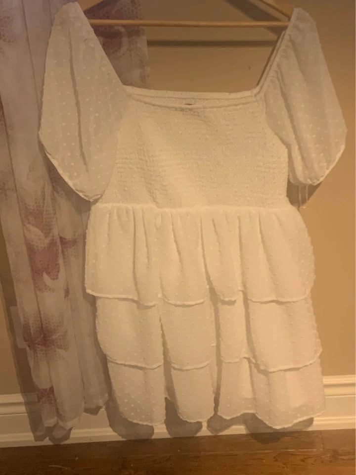 Cute white mini dress for sell - photo 5