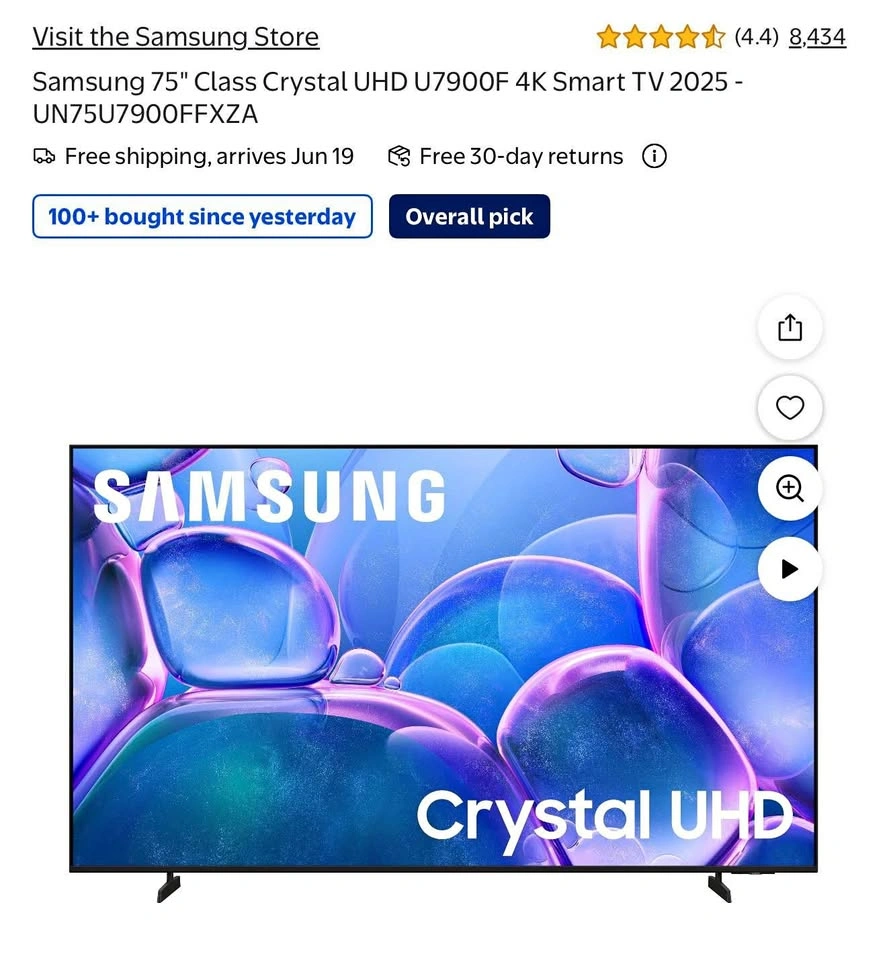 Samsung 75"