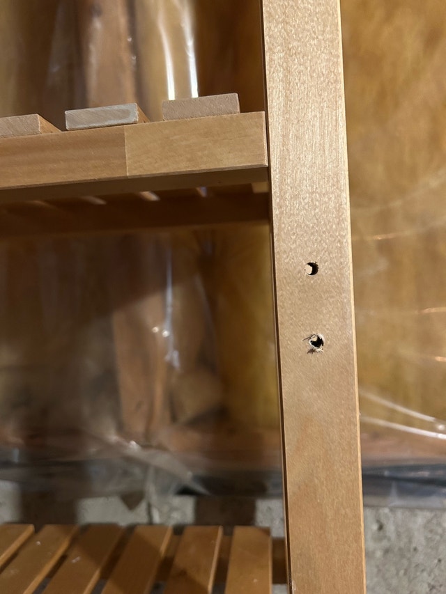 Ikea Molger tall slim bathroom shelf - photo 5
