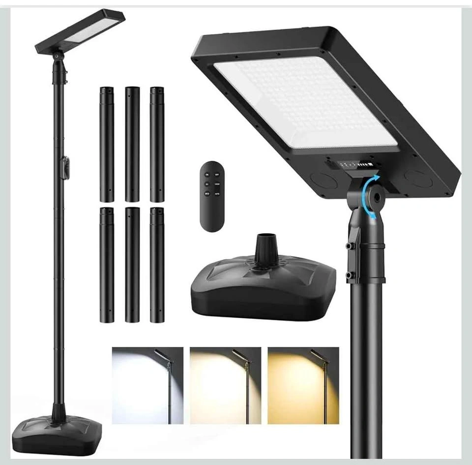 NEW - LED Solar Street Light 3CCT with 8.5ft Pole - photo 2
