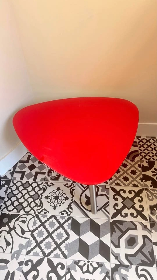 Retro red table Moes Home