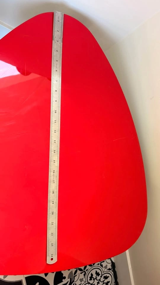 Retro red table Moes Home - photo 4