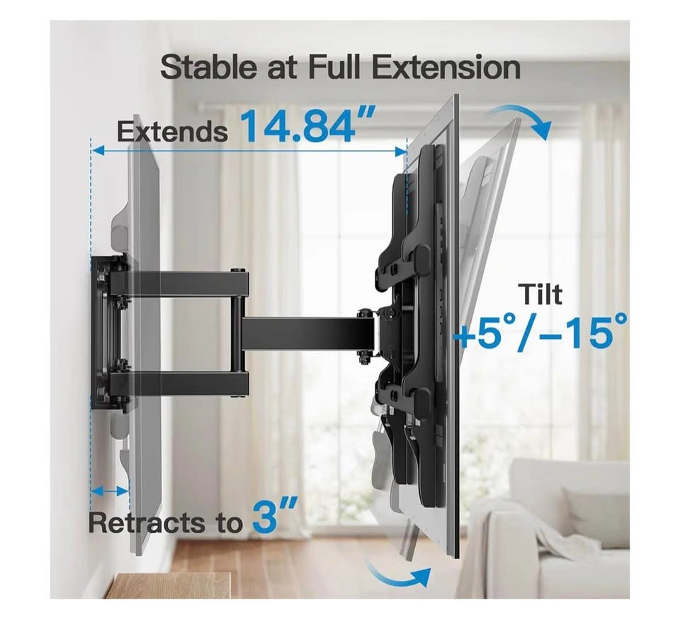 Pipishell Full Motion TV Wall Mount 37-84" (132 lbs) - photo 5