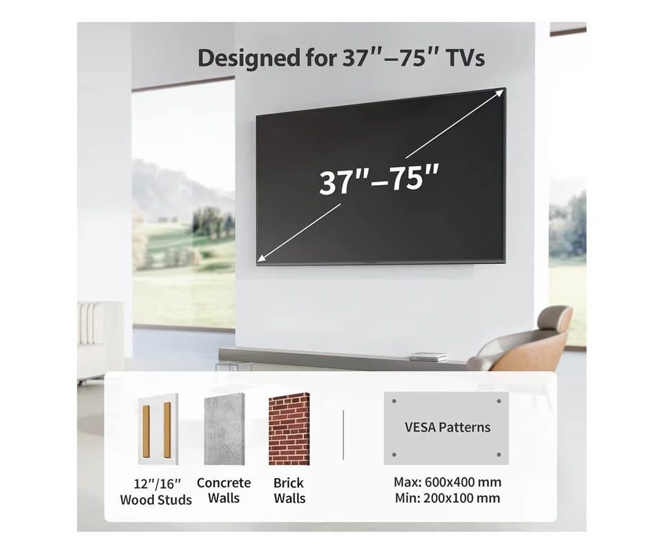 Pipishell Full Motion TV Wall Mount 37-75" - photo 2