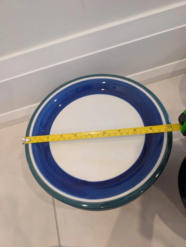 Gibson Everyday Blue Stripe Casual Dinner Set - photo 3