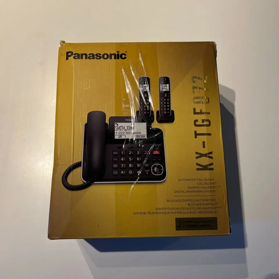 Panasonic DECT 6.0 2-in-1 Corded/Cordless Phone System - photo 2