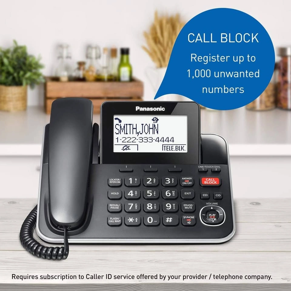 Panasonic DECT 6.0 2-in-1 Corded/Cordless Phone System - photo 5