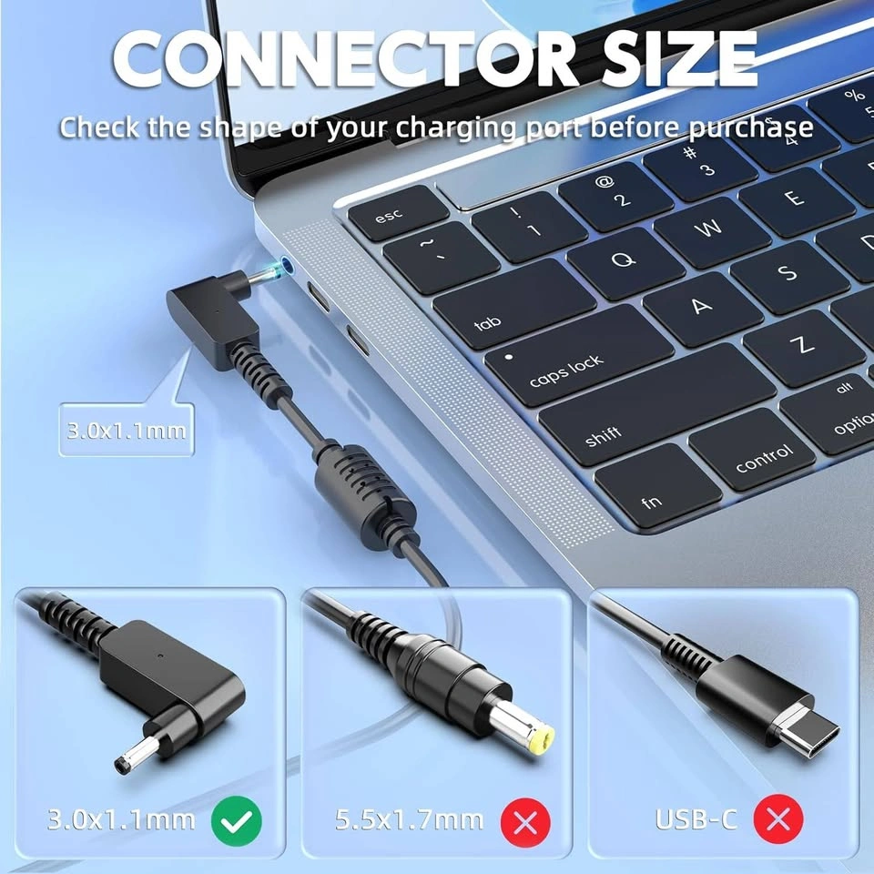 65W Laptop Charger for Acer AC Adapter Power Supply - photo 3