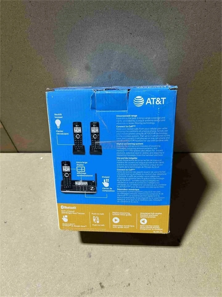 AT&T 3-Handset Expandable Cordless Phone with Smart Call Blocker - photo 4