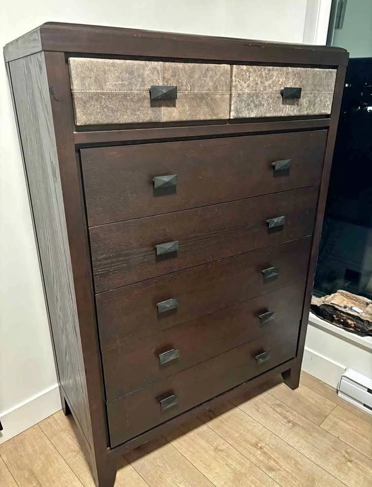 Wooden Clothing Dresser (60" x 41" x 19")