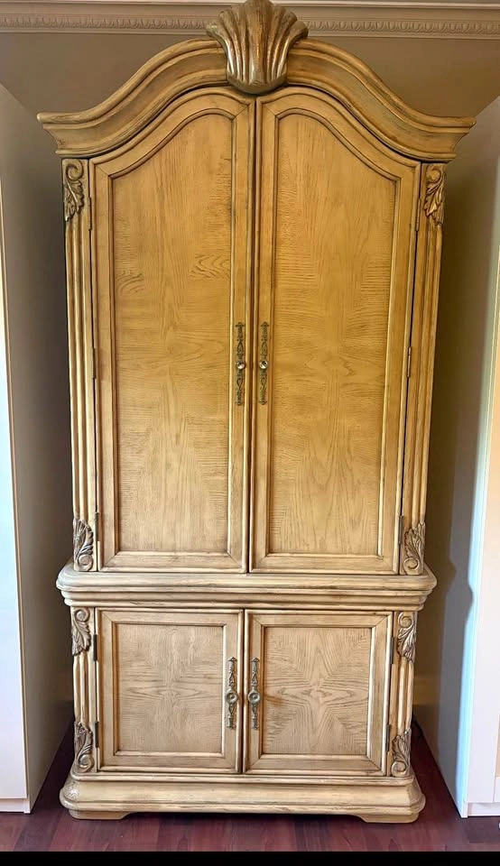 Ashley Furniture Wood Armoire Cabinet
