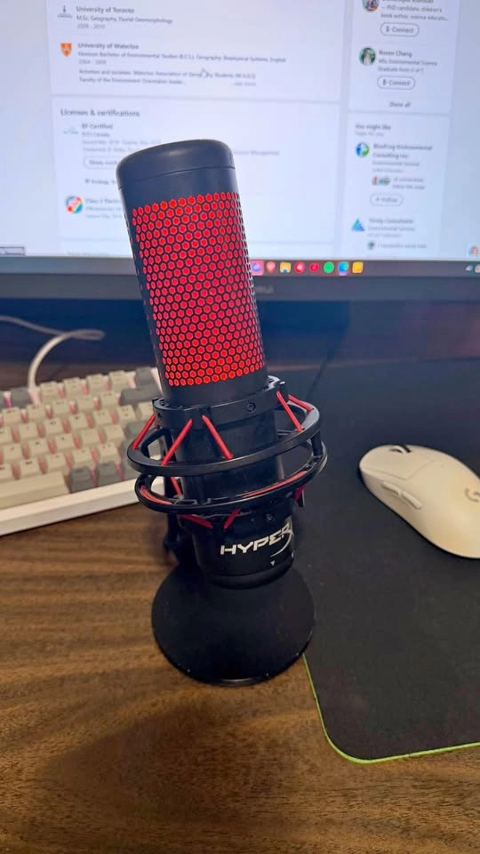 HyperX Quadcast Mic | Plug and play microphone