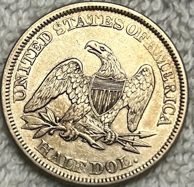 1858 Seated Liberty Half Dollar *Better Grade* - photo 2