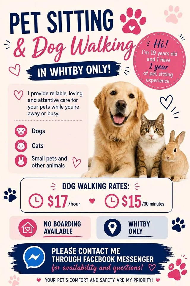Pet sitter in whitby